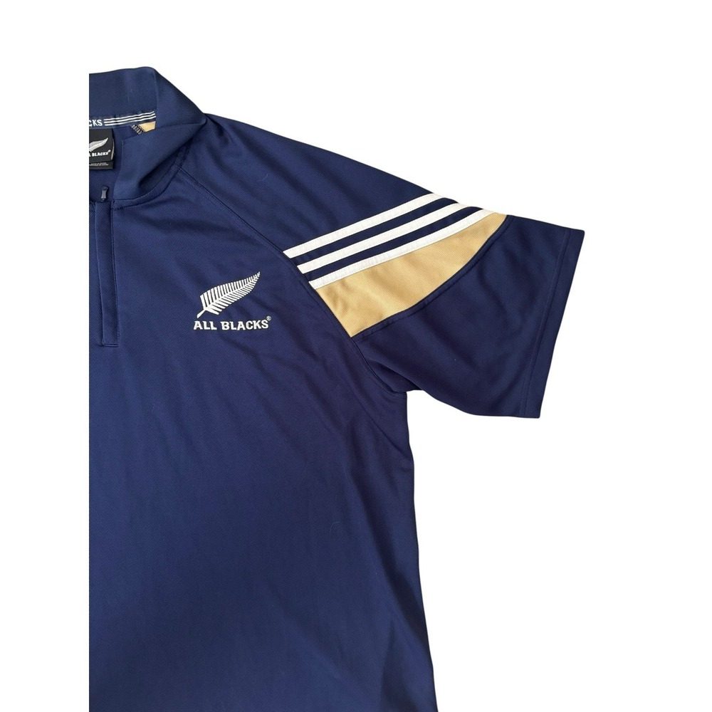 New Zealand All Blacks Rugby Union Shirt Jersey Polo Adidas Mens XXL‎ - Picture 3 of 8
